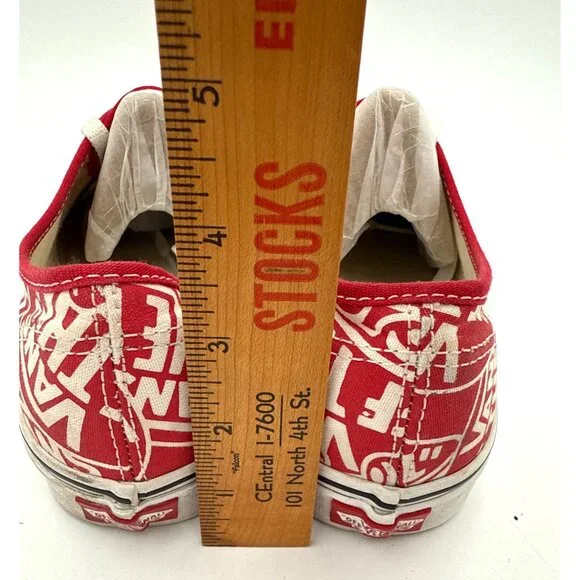 VANS Men’s Doheny OTW Repeat R&W Logo Print Skateboard Shoes Sneakers Size 10 - Picture 4 of 10